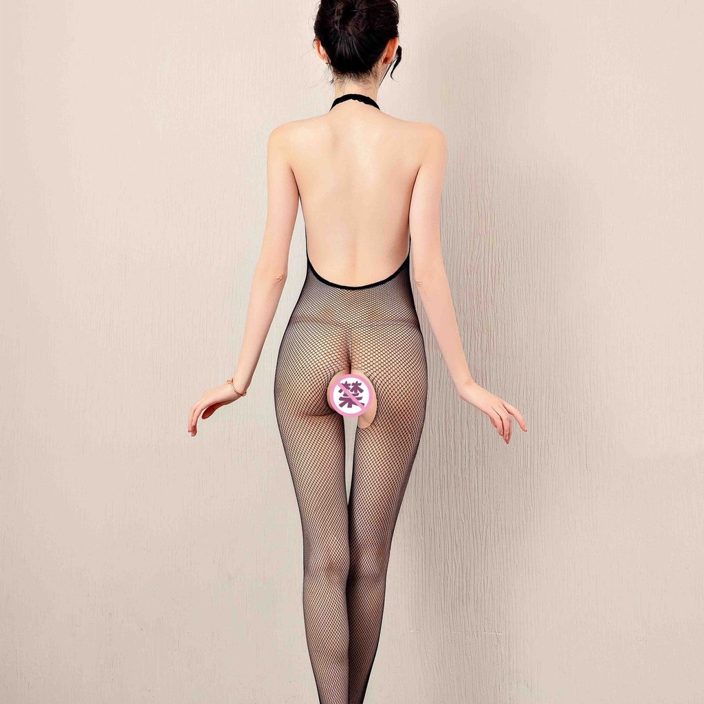Tất lưới liền quần phối ren sexy MS:FL004