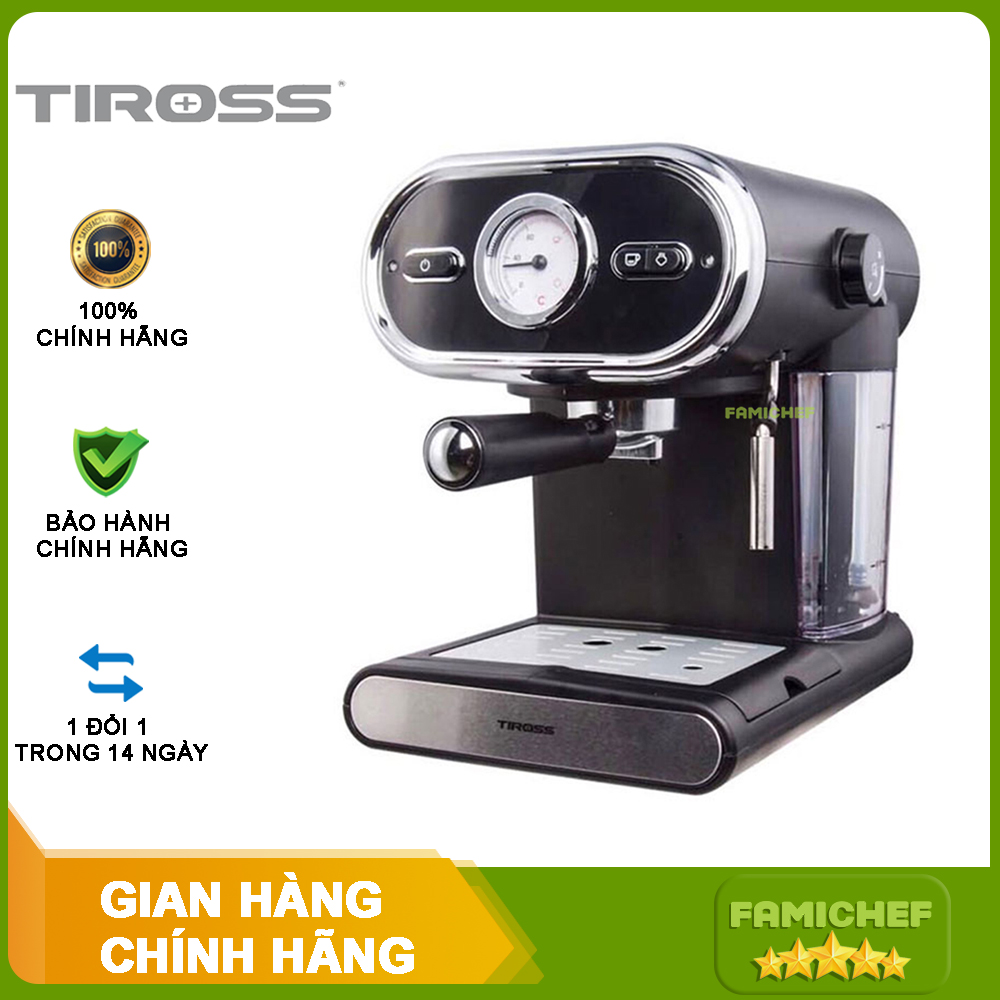 Máy pha cà phê Espresso Tiross TS6211 - Hàng chính hãng