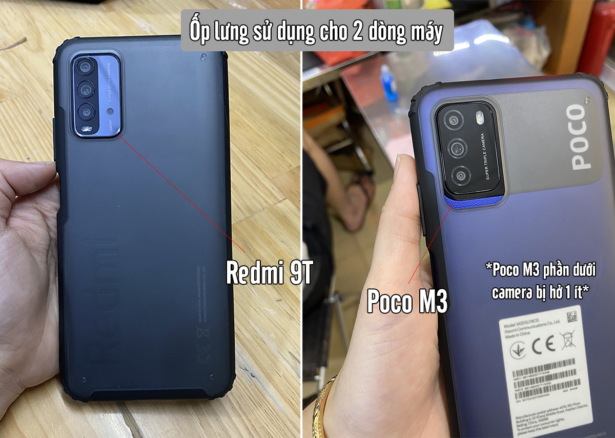 Ốp lưng cho Xiaomi Redmi 9T - Poco M3 nhám viền màu