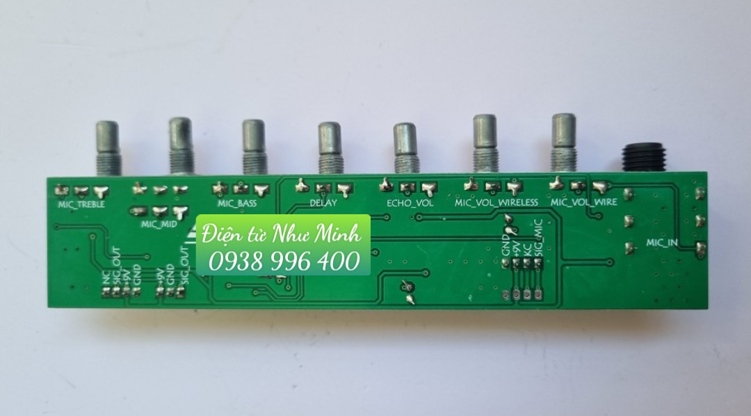 Bo Echo loa kéo 7 nút chỉnh dùng thay thế vs nâng cấp cho loa kéo Dailton ( thay thế được nhiều model )  Hàng Chính Hãng