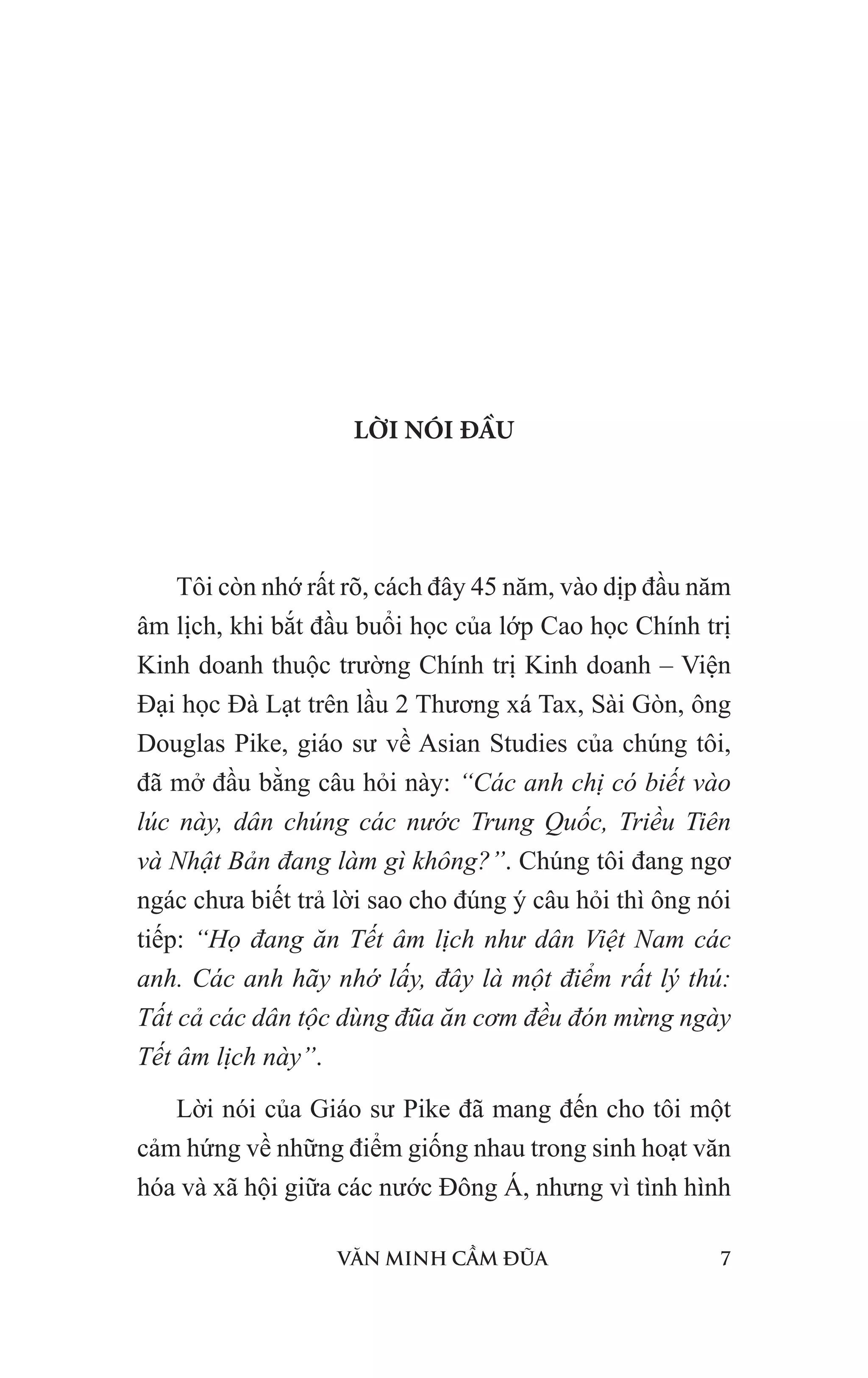 Văn Minh Cầm Đũa - Những Tương Đồng Trong Văn Hóa Xã Hội Các Nước