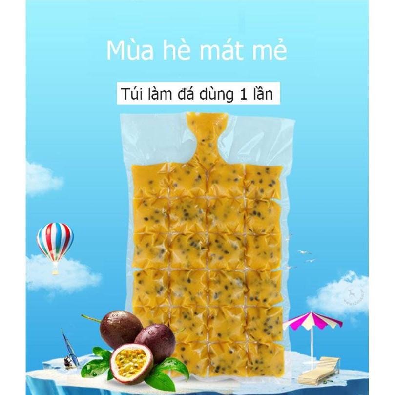 Bộ 10 Túi Làm Đá Làm Kem an toàn sức khỏe Cream Bag - AsiaMart