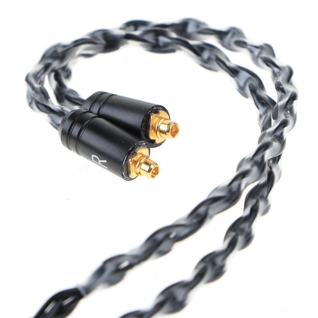 OCC Silver Plated Upgrade Headphone MMCX Cable Cord Wire For Shure