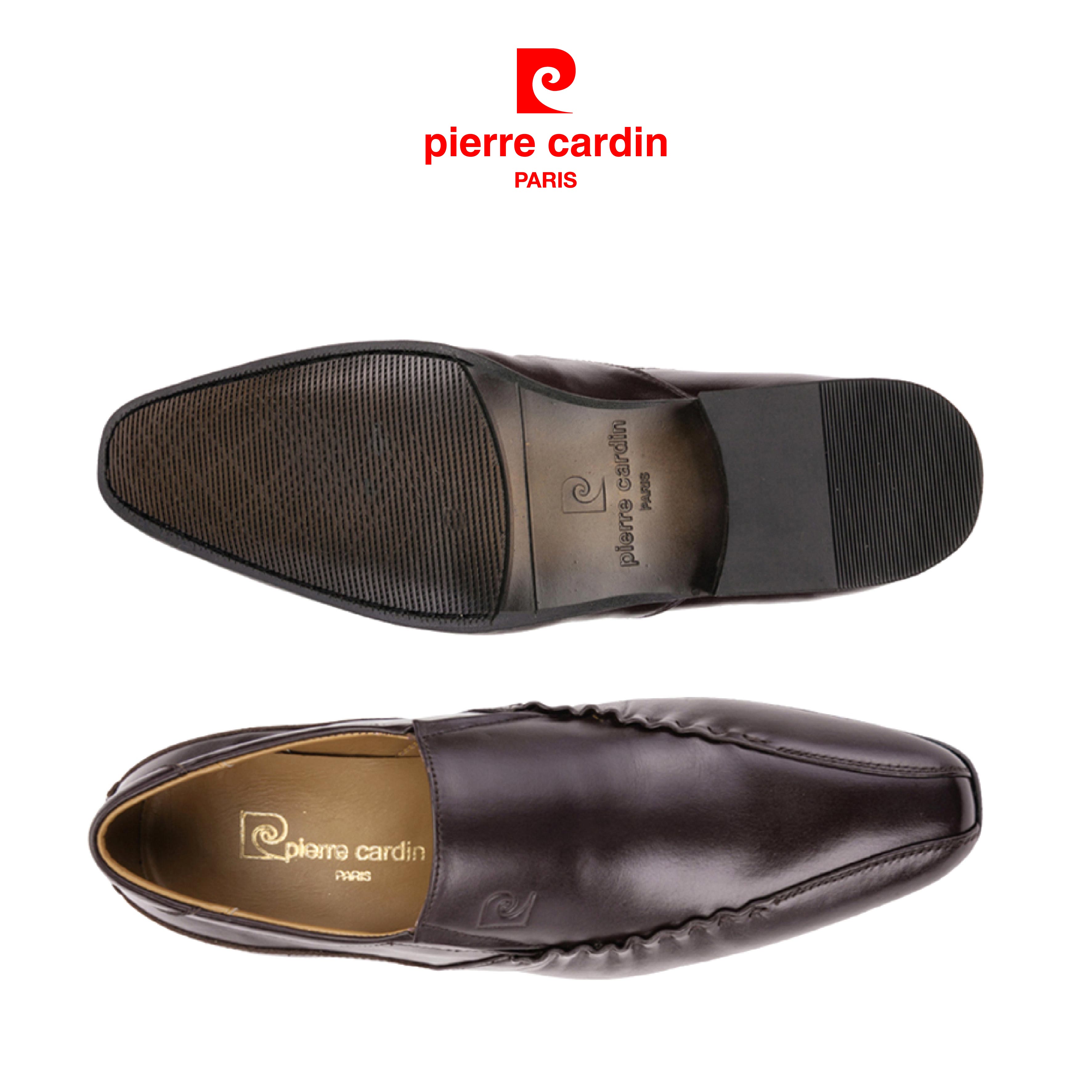 Giày Tây Da Nam Pierre Cardin Derby Cement PCMFWLB044 - Brown