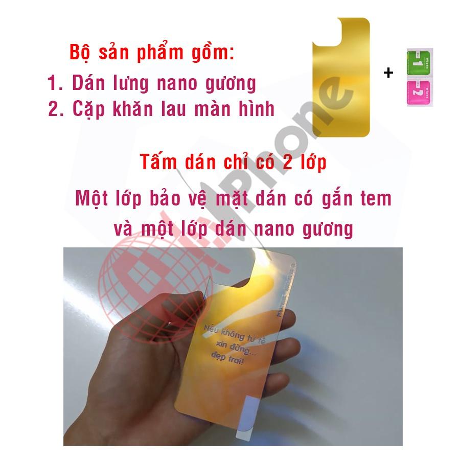 Dán cường lực dẻo nano gương gradient cho mặt sau Unihertz Titan Pocket