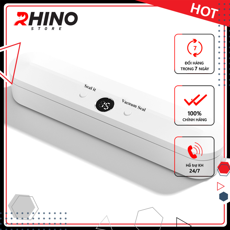 Máy hút chân không hàn miệng túi Rhino V101 Vacuum Sealer - Hàng chính hãng