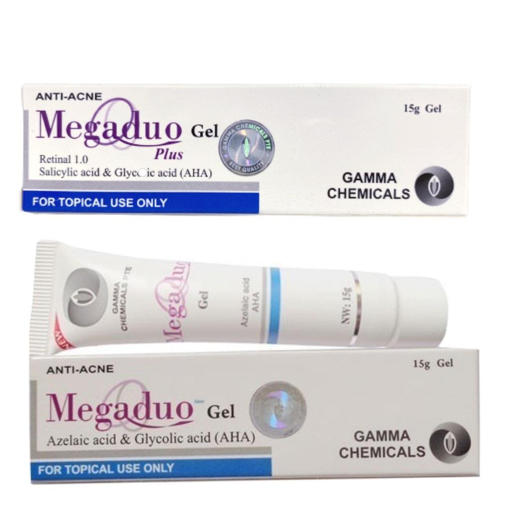 HÀNG CÔNG TY - Megaduo Gel, Gamma Chemicals Megaduo Plus Gel Giúp Giảm Mụn Trứng Cá, Mụn Ẩn Và Thâm, Dưỡng Da 15gram