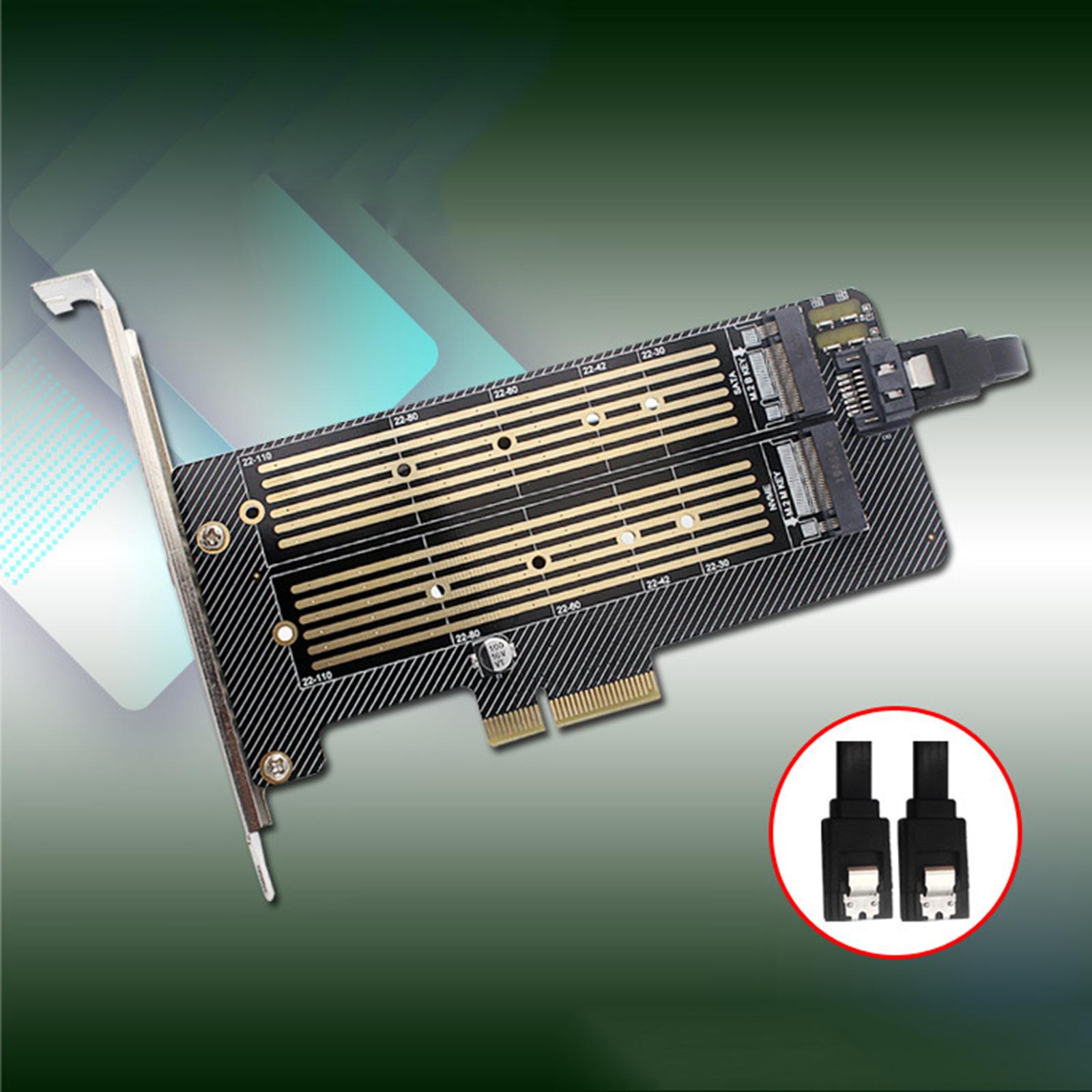 PCIe to M.2 NVME Adapter M.2 NVMe NGFF Converter for Desktop PC SSD 2280