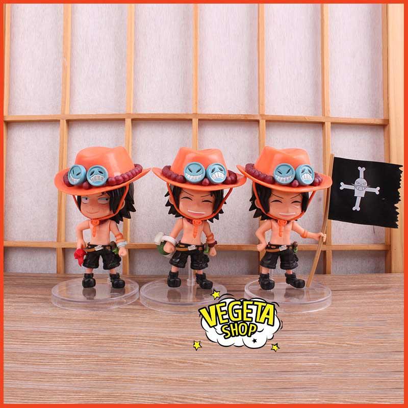 Mô hình One Piece - Ace hỏa quyền - Mẫu 3 nhân vật Ace - Cao 12cm - Bán lẻ