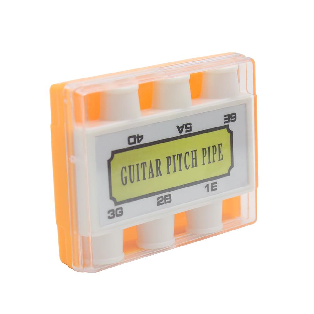 Plastic 6 Tuner Notes Pitch Pipe for Guitar Musical Instrument Accessory