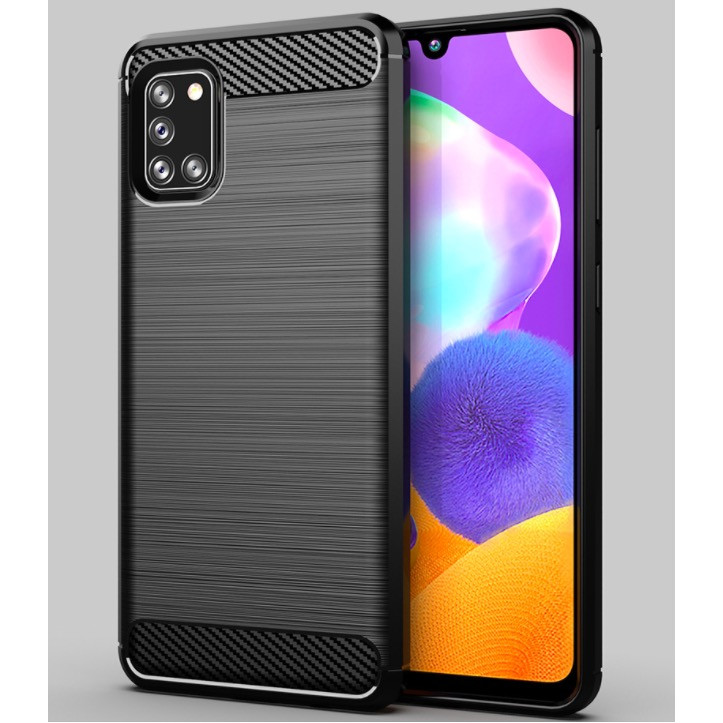 Ốp lưng chống sốc Vân Sợi Carbon cho SamSung Galaxy A31