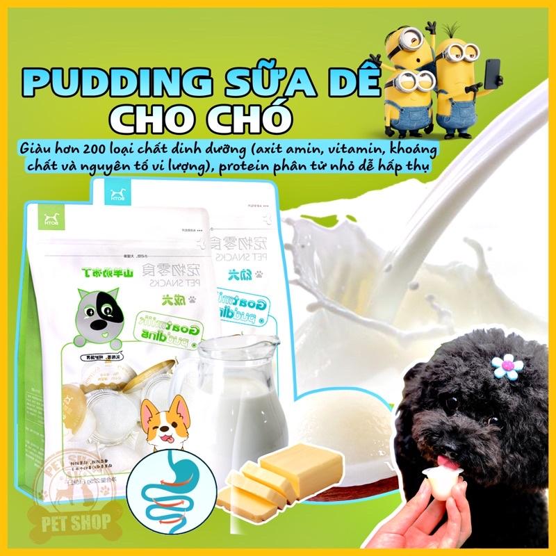 Pudding Sữa Dê Cho Chó Bổ Sung Canxi Thơm Ngon - Đồ ăn cho chó