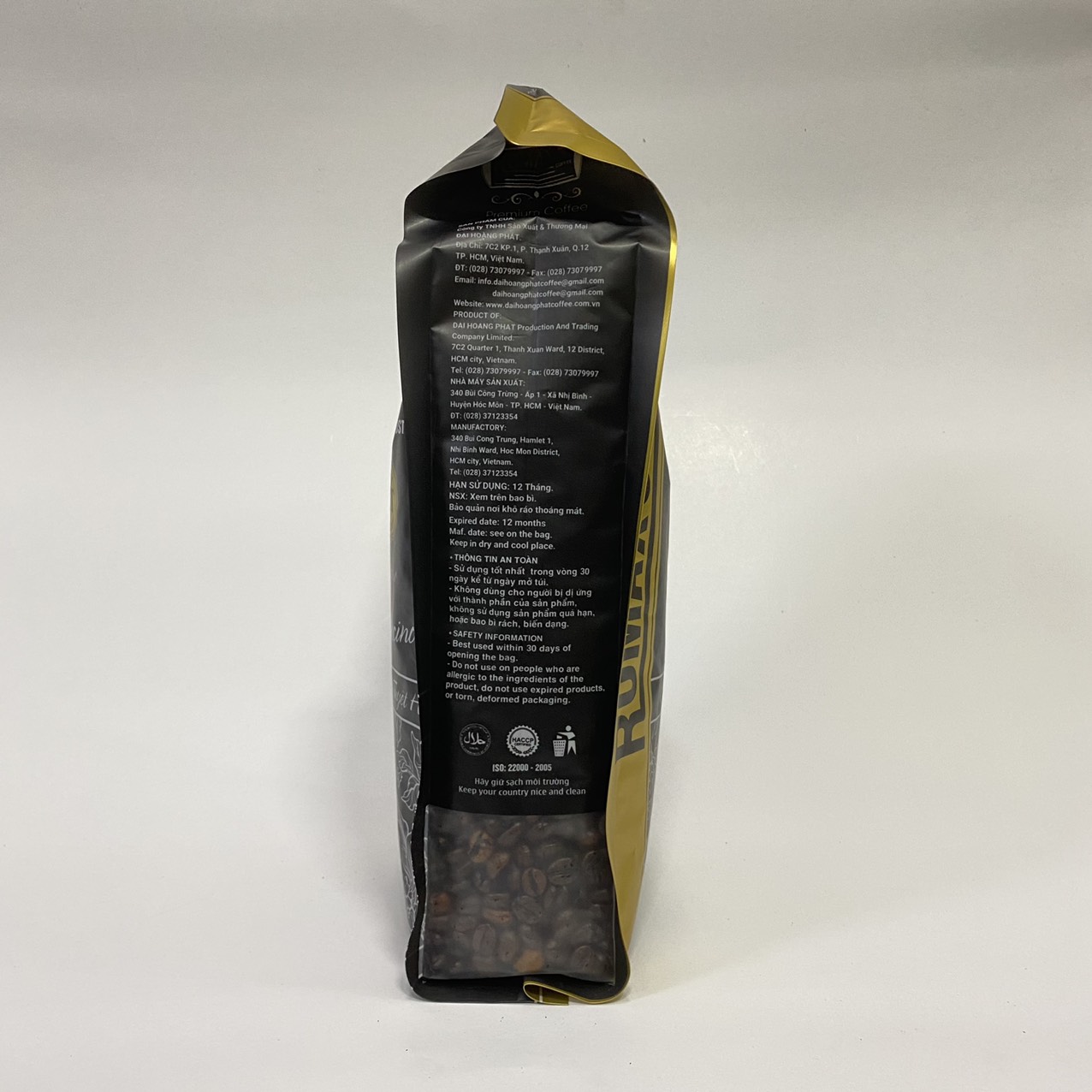 Cà phê hạt ROMAX HT Arabica Robusta Espresso nguyên chất có bơ 1kg - Romax Coffee