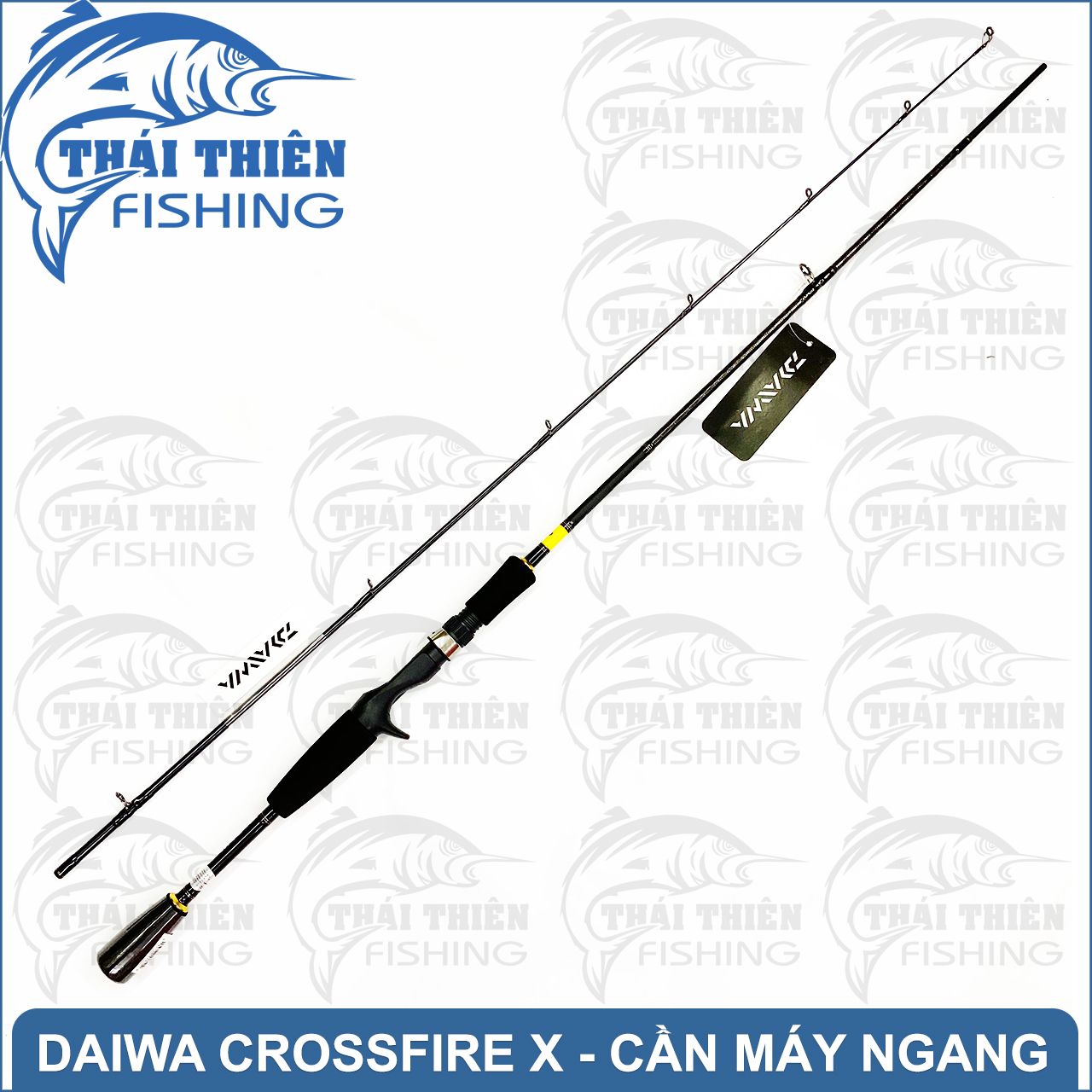 Cần Lure Máy Ngang Daiwa Crossfire X Dùng Câu Cá Lóc Chẽm Mú