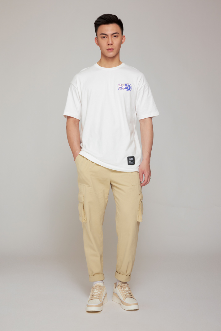 Áo Thun Nam Nữ BOO Unisex Form Rộng 100%Cotton In Hình Hologram StarWars