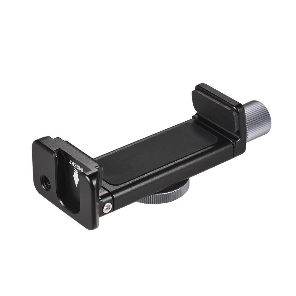 Giá đỡ có lỗ vít 1/4 inch Hợp kim nhôm có thể điều chỉnh cho Điện thoại thông minh