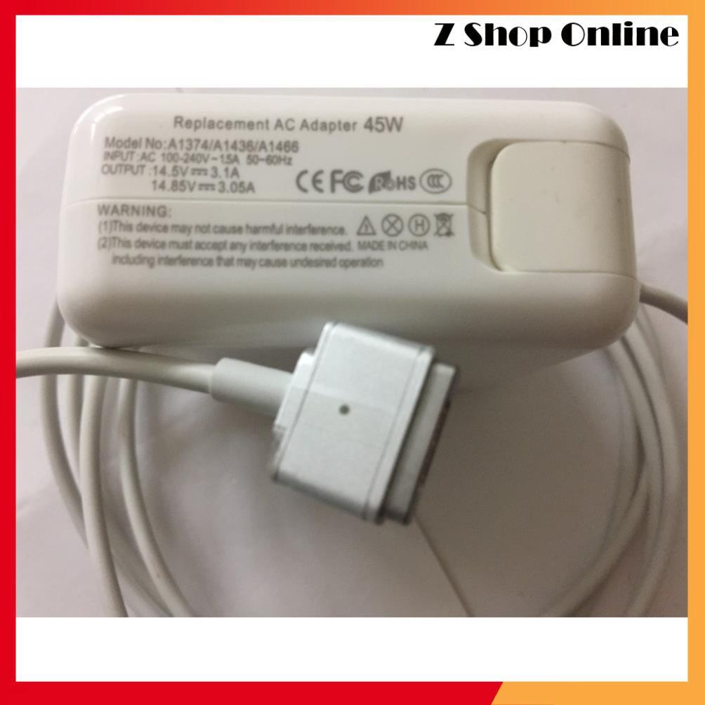 Sạc Dùng Cho Macbook Air 14.85V-3.05A- 45W- Chân T đời máy từ 2012