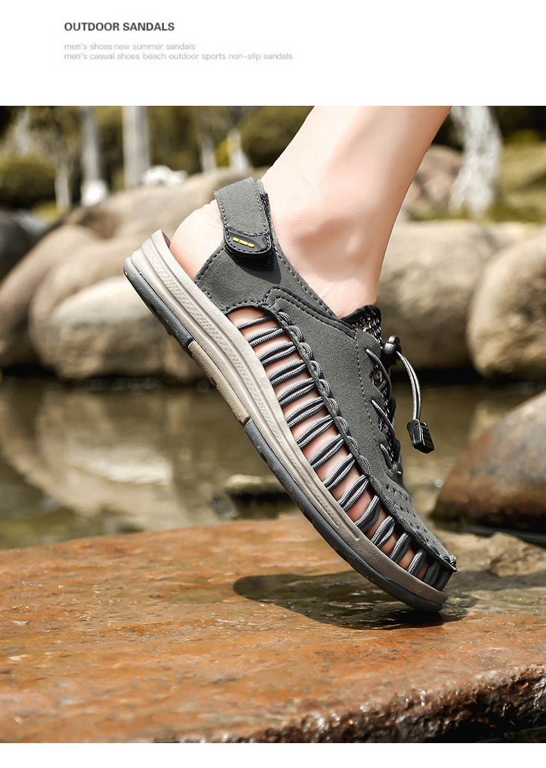 Giày Sandal nam cao cấp kiểu dáng mới – GSDNA09