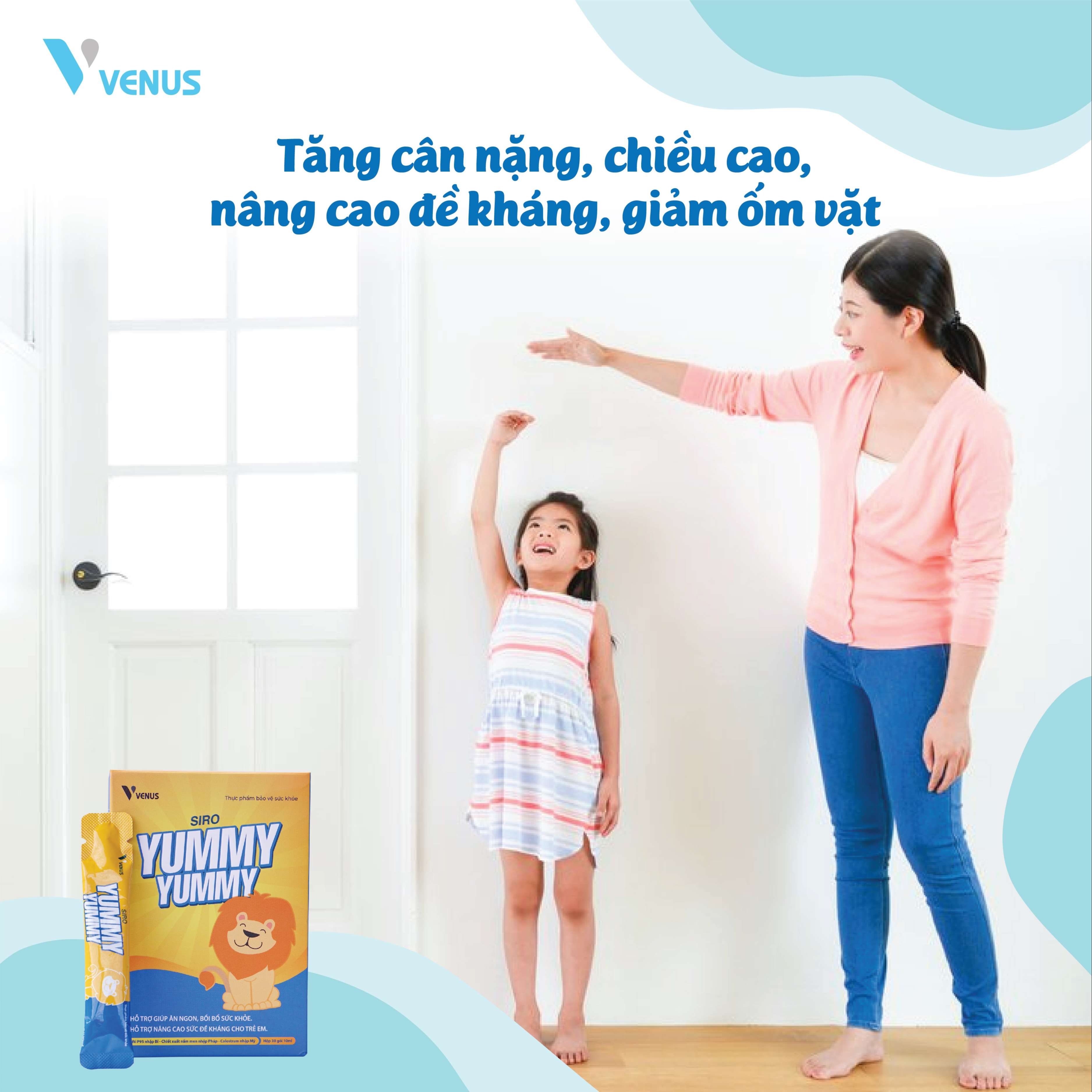 Siro ăn ngon trẻ em Yummy Yummy giúp bé hết biếng ăn, tăng cân, tiêu hóa tốt