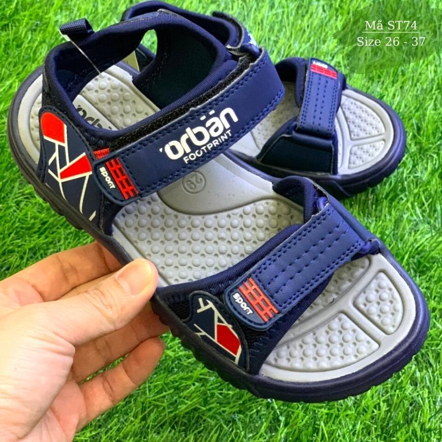 Sandal bé trai Urban xuất khẩu cao cấp dép quai hậu khỏe khoắn và năng động cho trẻ em 3 - 12 tuổi đi học đi biển ST74