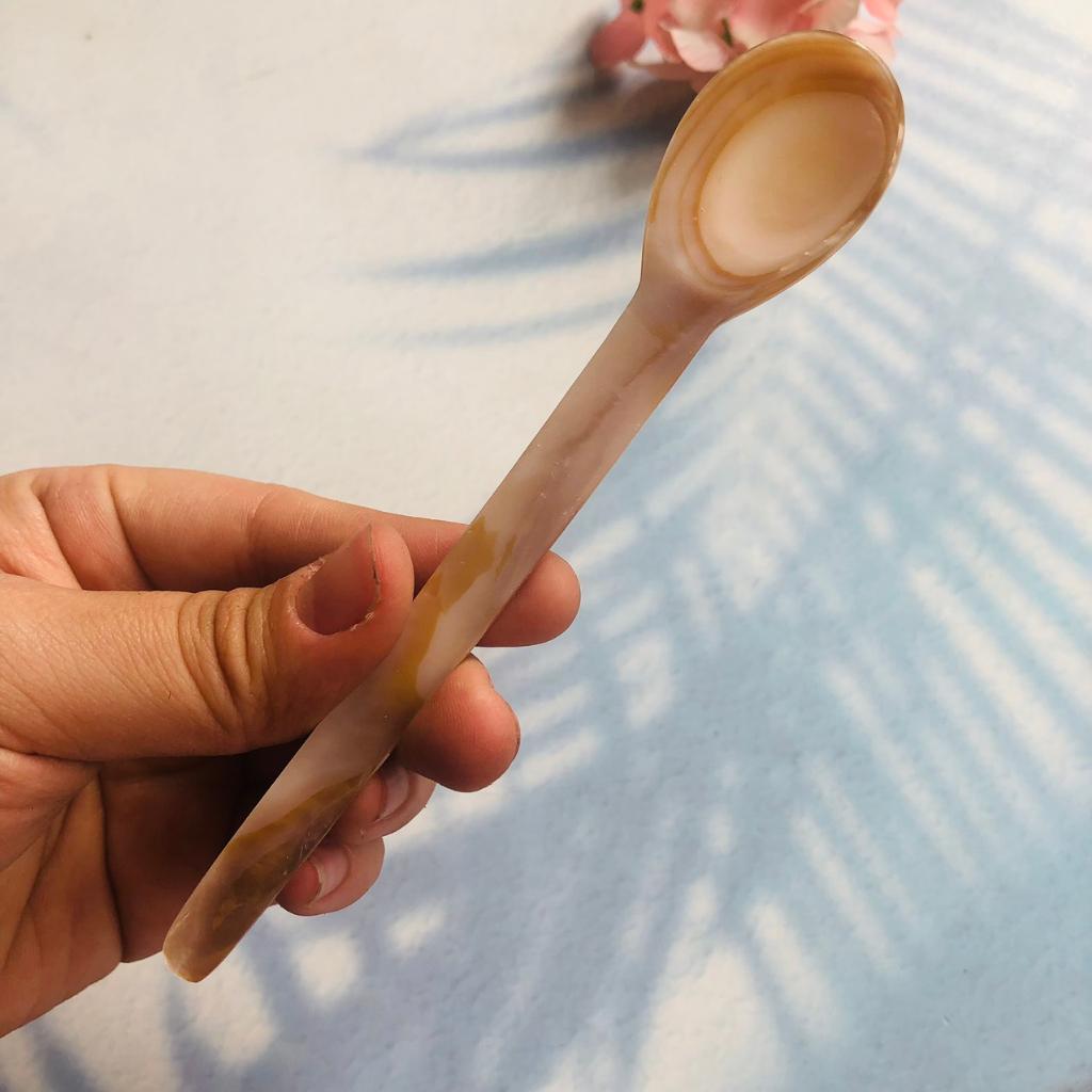 Thìa Trai Hồng 14cm, Thìa Muỗng Thủ Công Làm Thủ Công, Phụ Kiện Bàn Ăn, Chụp Ảnh Trang Trí