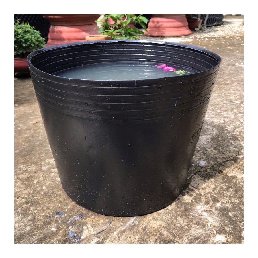 100 Chậu Nhựa Dẻo 40x30x30cm Bít Lỗ Trồng Sen bền từ 5 đến 10 năm- 77334