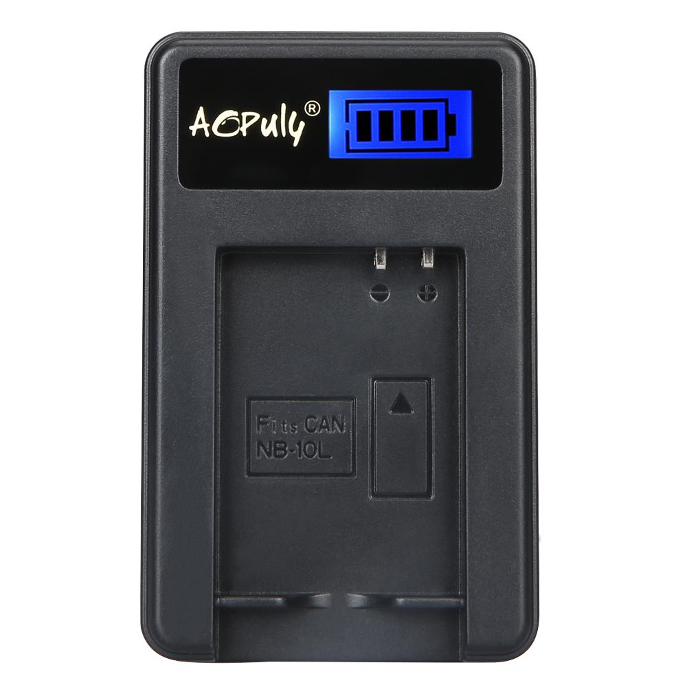 AOPULY NB-10L NB 10L NB10L Pin Máy Ảnh LCD Sạc USB Cho Canon PowerShot SX40 HS SX40 SX40 HS SX50 HS Màu Sắc: Chỉ Sạc