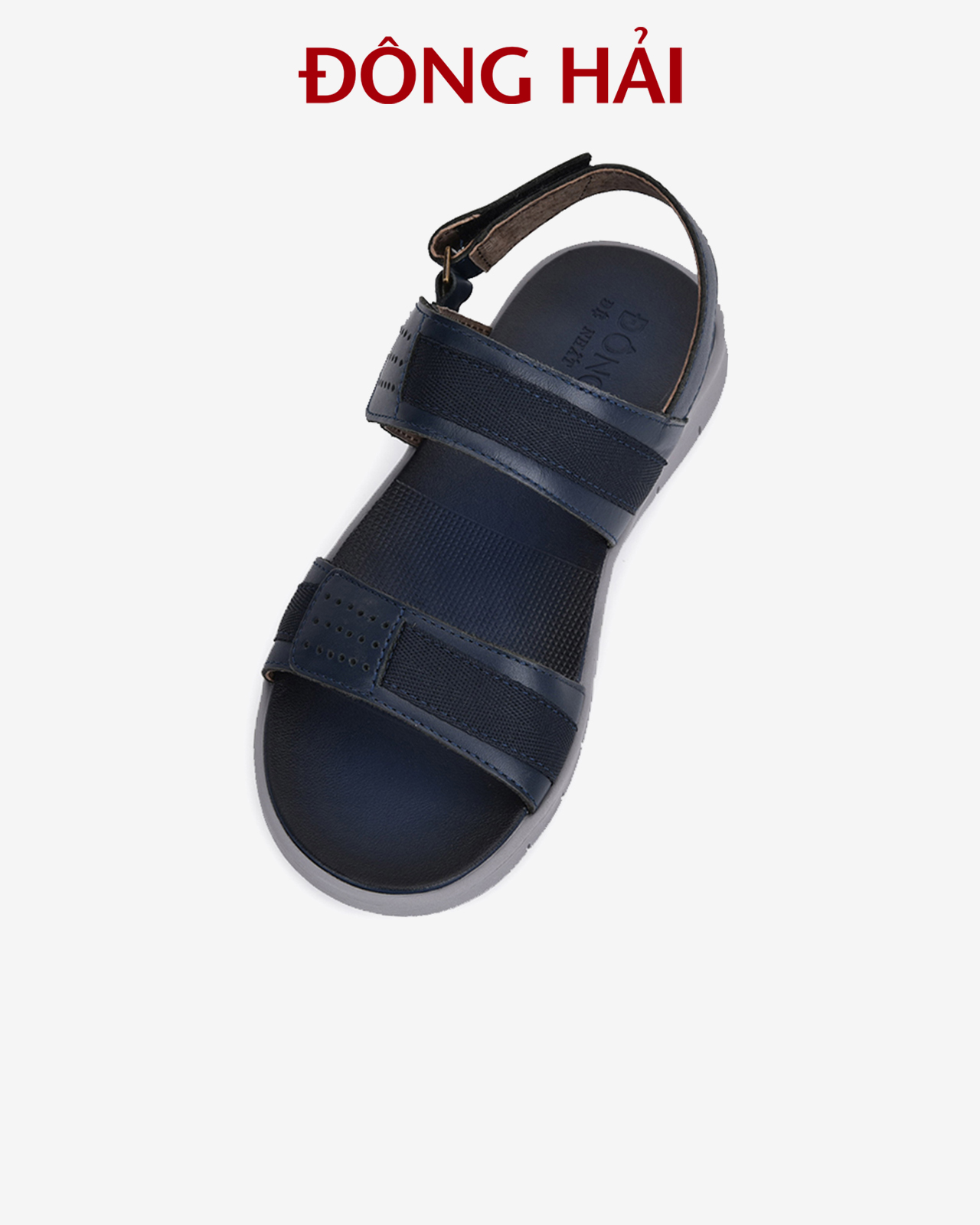 Sandal da bò Đông Hải thiết kế 2 quai ngang trẻ trung - S3210