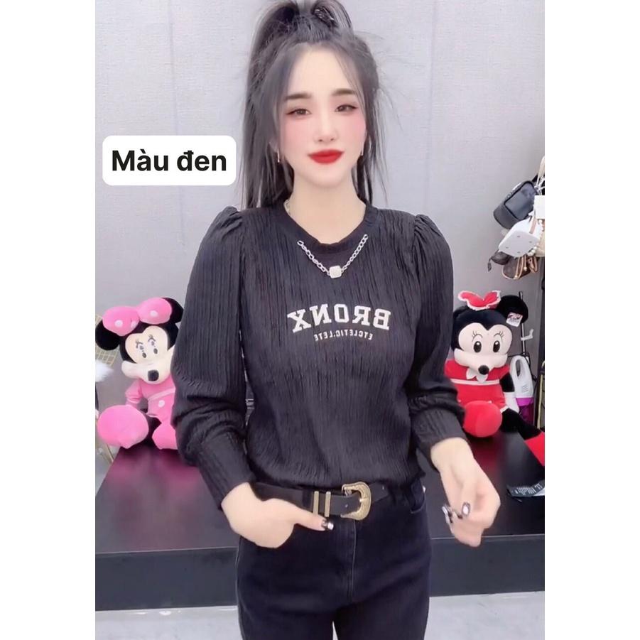 Áo kiểu nữ dài tay thu đông kiểu dáng thời trang