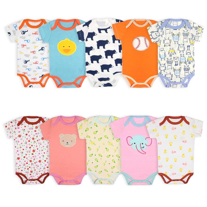 Body chip cho bé, đồ liền thân vải cotton thoáng mát, bodysuit bé trai, bé gái dễ thương Easy Baby từ 0-24M (TT-002)