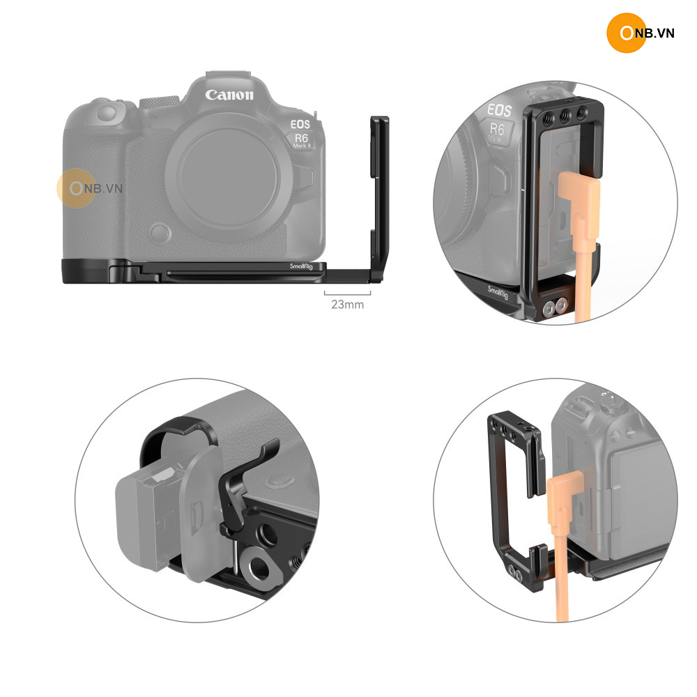 Smallrig L Plate Canon EOS R62 R6ii R5 R5C R6 code 4160