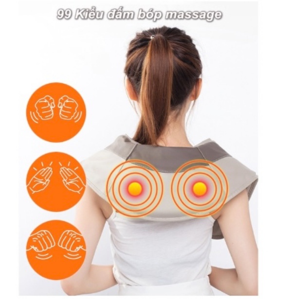 Đai massage vai cổ lưng chân eo hiệu quả với 15 phút mỗi ngày