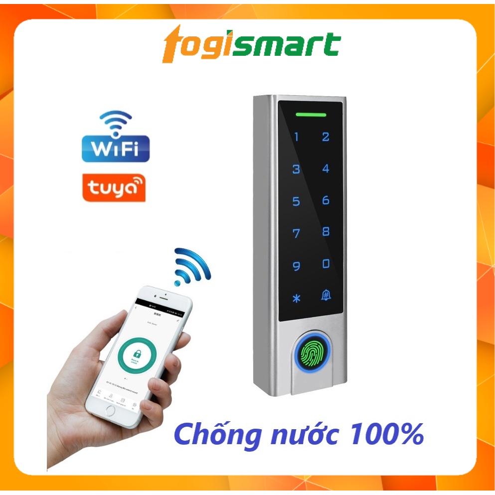 Bộ khóa cổng vân tay Wifi, quản lý thêm/xóa user qua App, báo động quên đóng cửa, Access Control