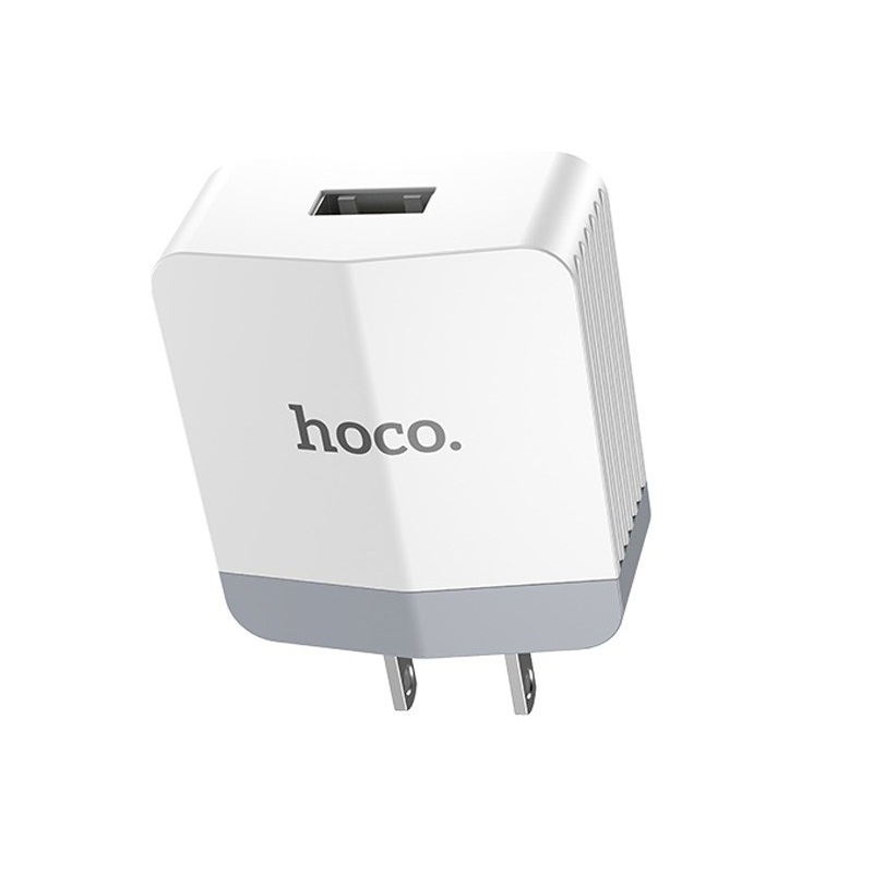 Bộ củ cáp sạc nhanh 2.4A tự ngắt lightning Hoco CU24A - chính hãng