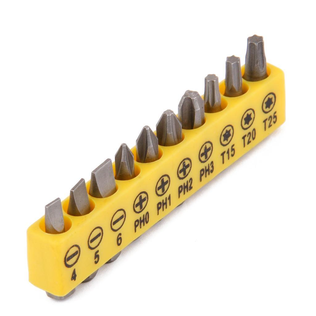 10pcs Bit Set for DC Electric Security Screws
