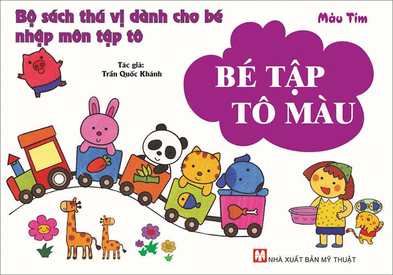 Bé Tập Tô Màu - Màu Tím