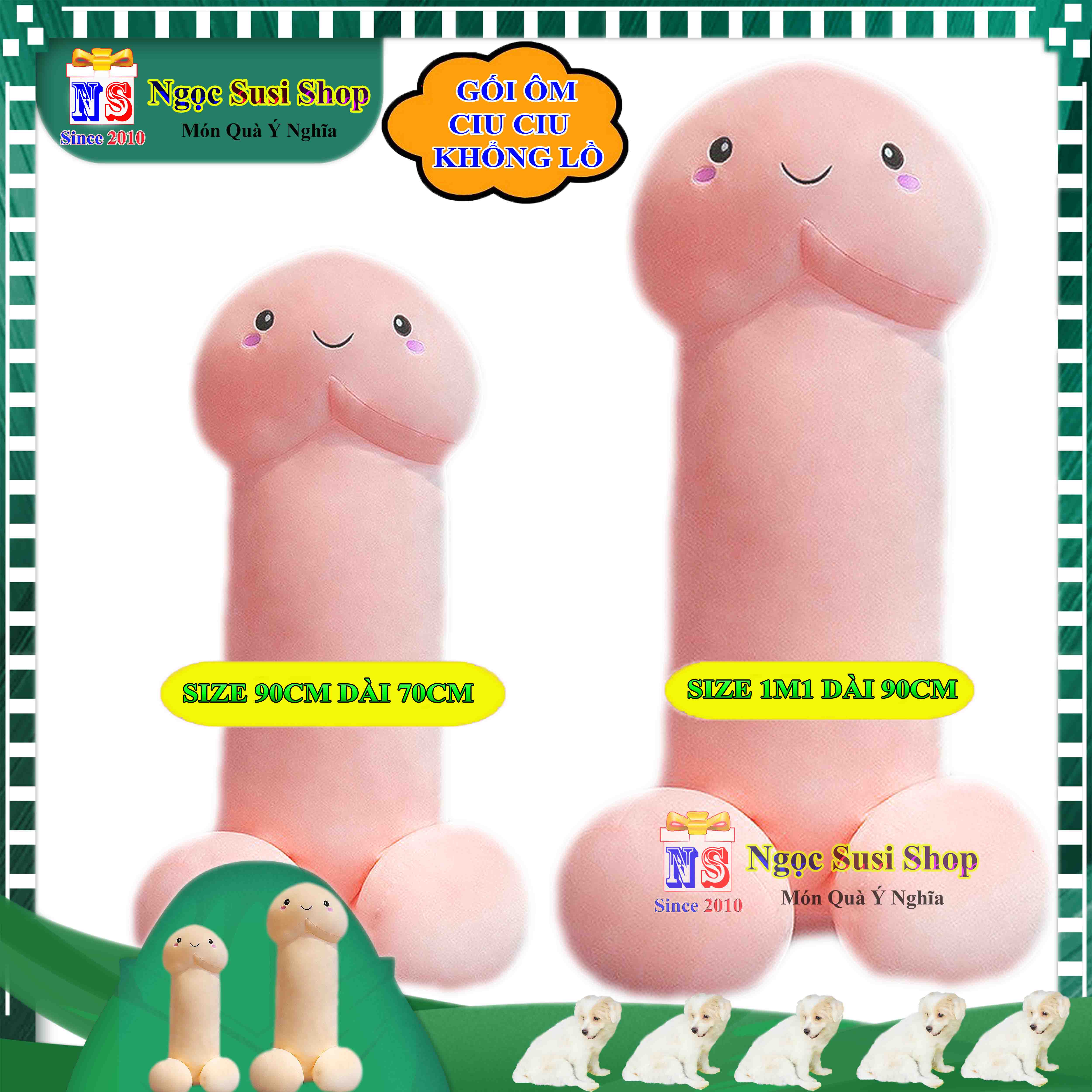THÚ NHỒI BÔNG GỐI ÔM CON CIU KIU SIÊU TO DÀI ÔM NGỦ CHO CÁC NÀNG RẤT CƯNG - GẤU BÔNG HÌNH CON CIU