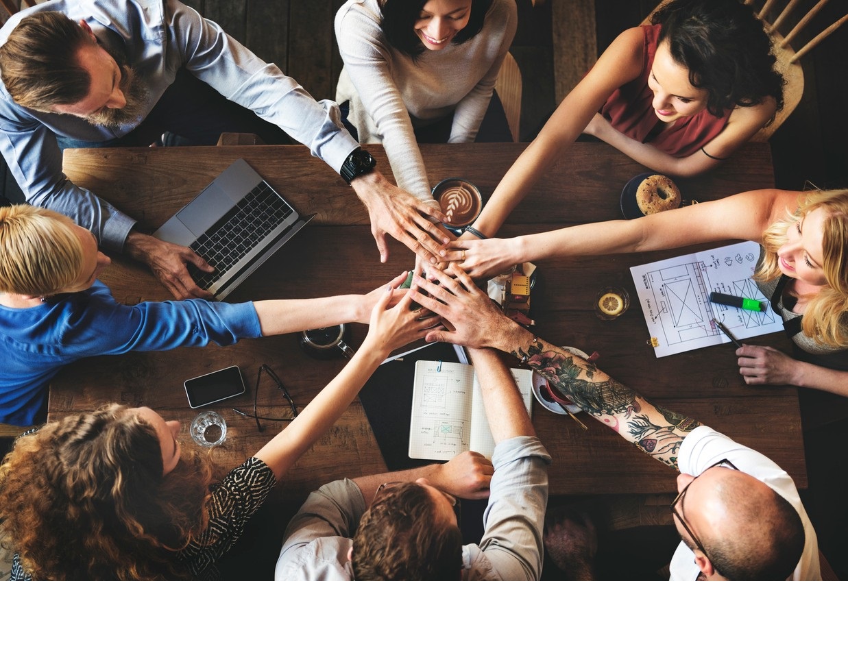 Decal dán tường chữ TEAMWORK kiểu dáng treo tường truyền động lực ý nghĩa