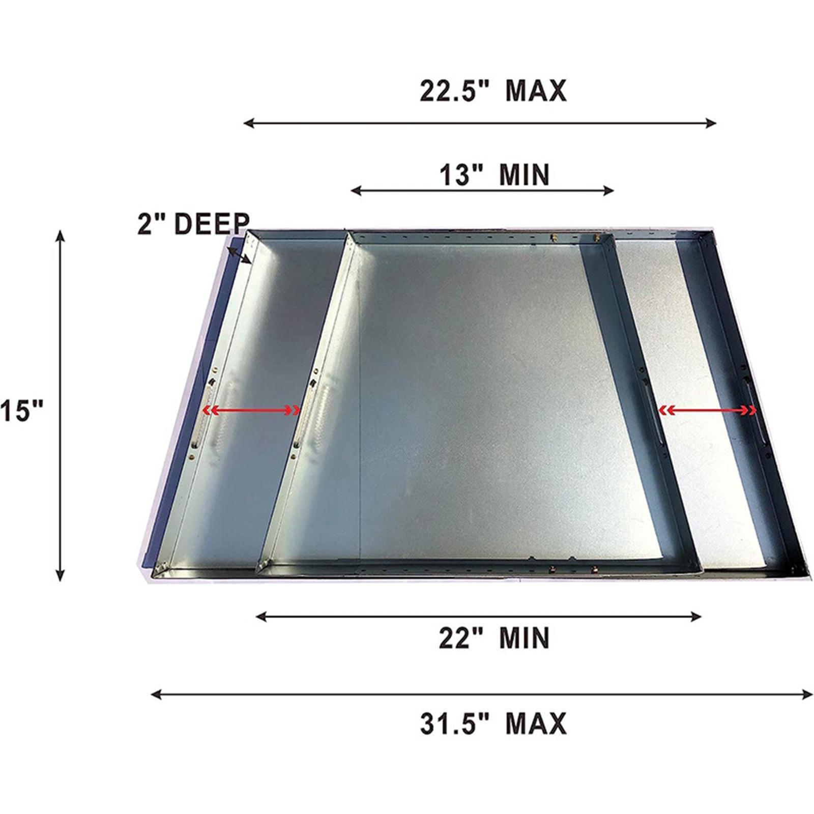 Fireplace Ash Pan Fireplace  Ember Holder Plate Replacement Part Grills Fire Place  Fire Place Pan for Fire Place Grate
