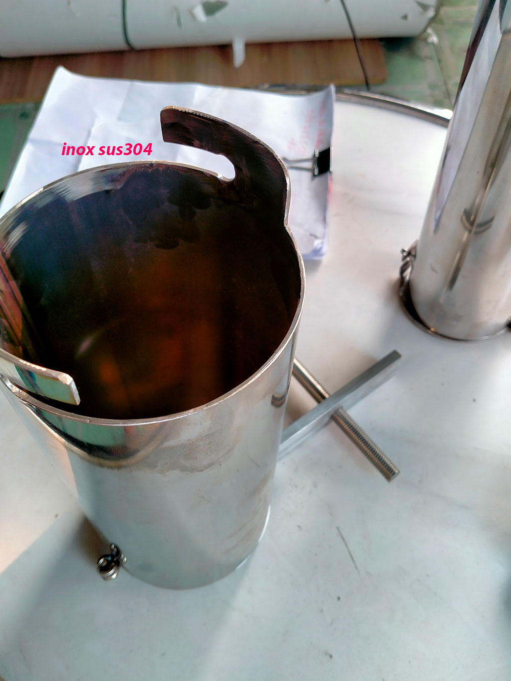 Khuôn làm giò chả 2kg bằng inox 304 cao cấp không gỉ sét, đủ kích cỡ lớn nhỏ, bảo hành trên 30 năm