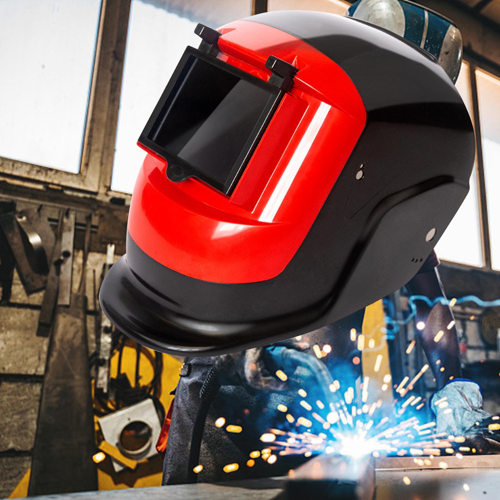 Auto Welding Hood Adjustable Heat Resistant Large View Portable