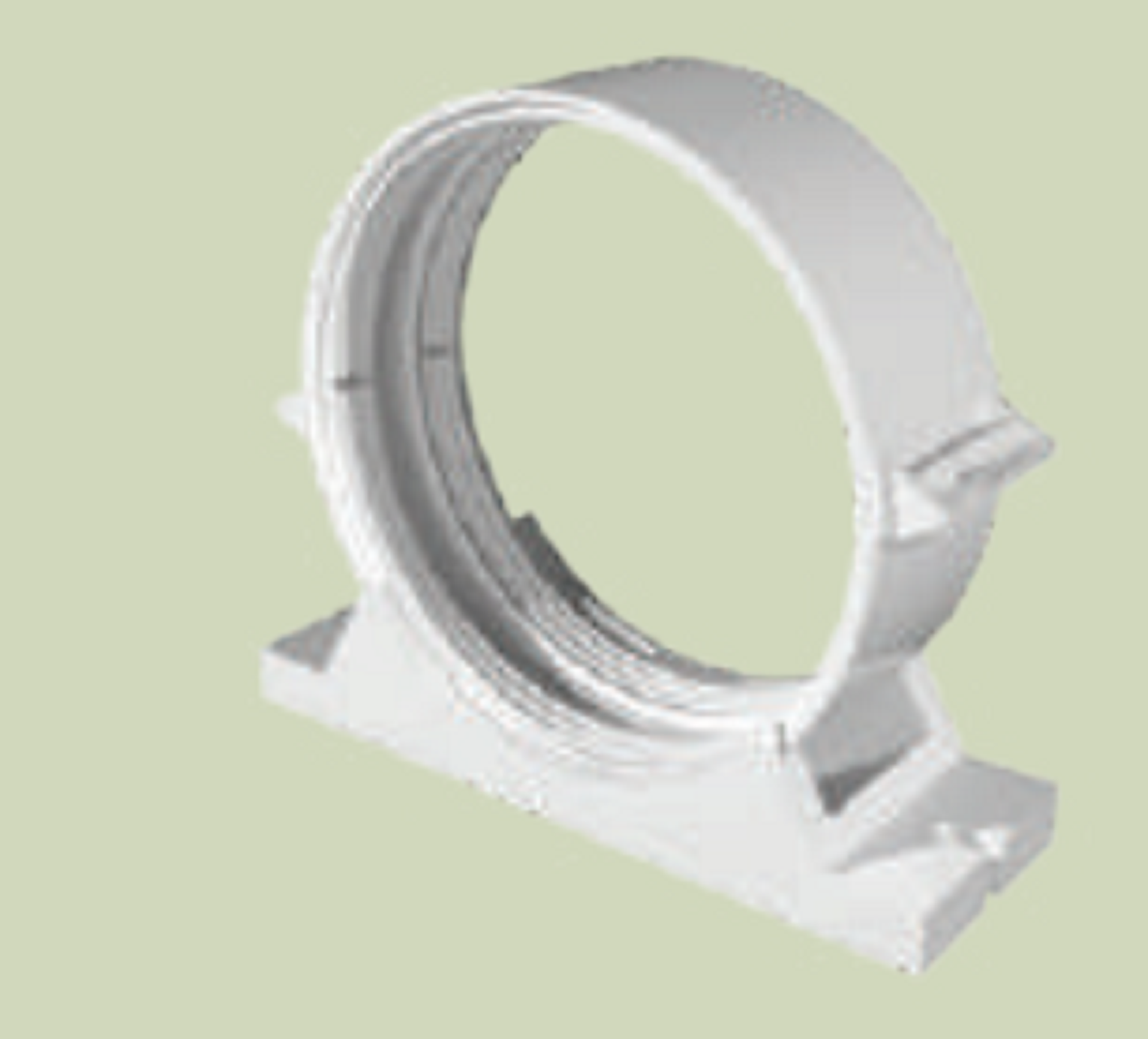Vòng nối giữ ống tròn có ron D100 - 10DSKP - Hàng Nhập Khẩu