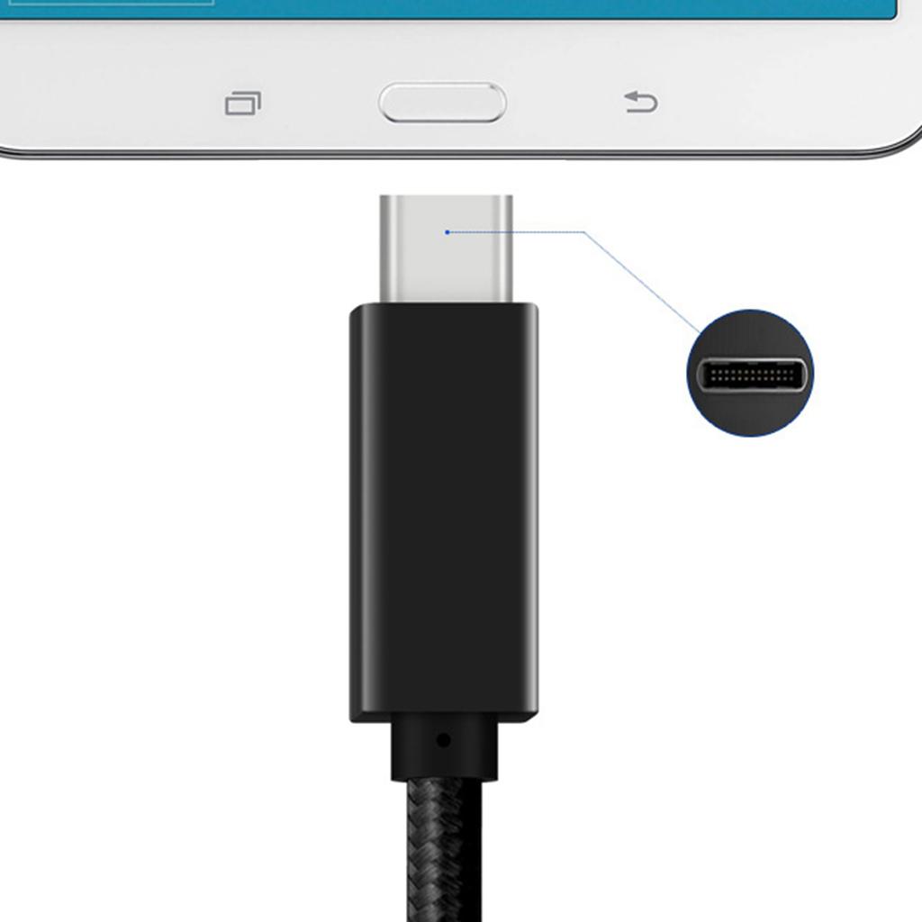 Metal USB C 3.1 Type-C To USB C 3.1 Type-C Cable 6.6 Feet For Macbook