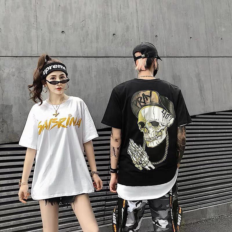 Áo thun Ghost Unisex form rộng tay lỡ A06