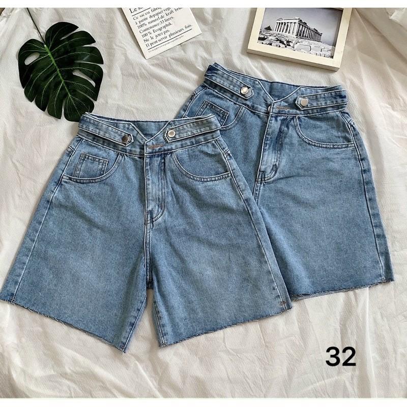 Quần ngố jean nữ ️️ quần ngố jean nữ size đại lưng cao kiểu từ 40kg đến 75kg hàng VNXK bigsize 2KJean