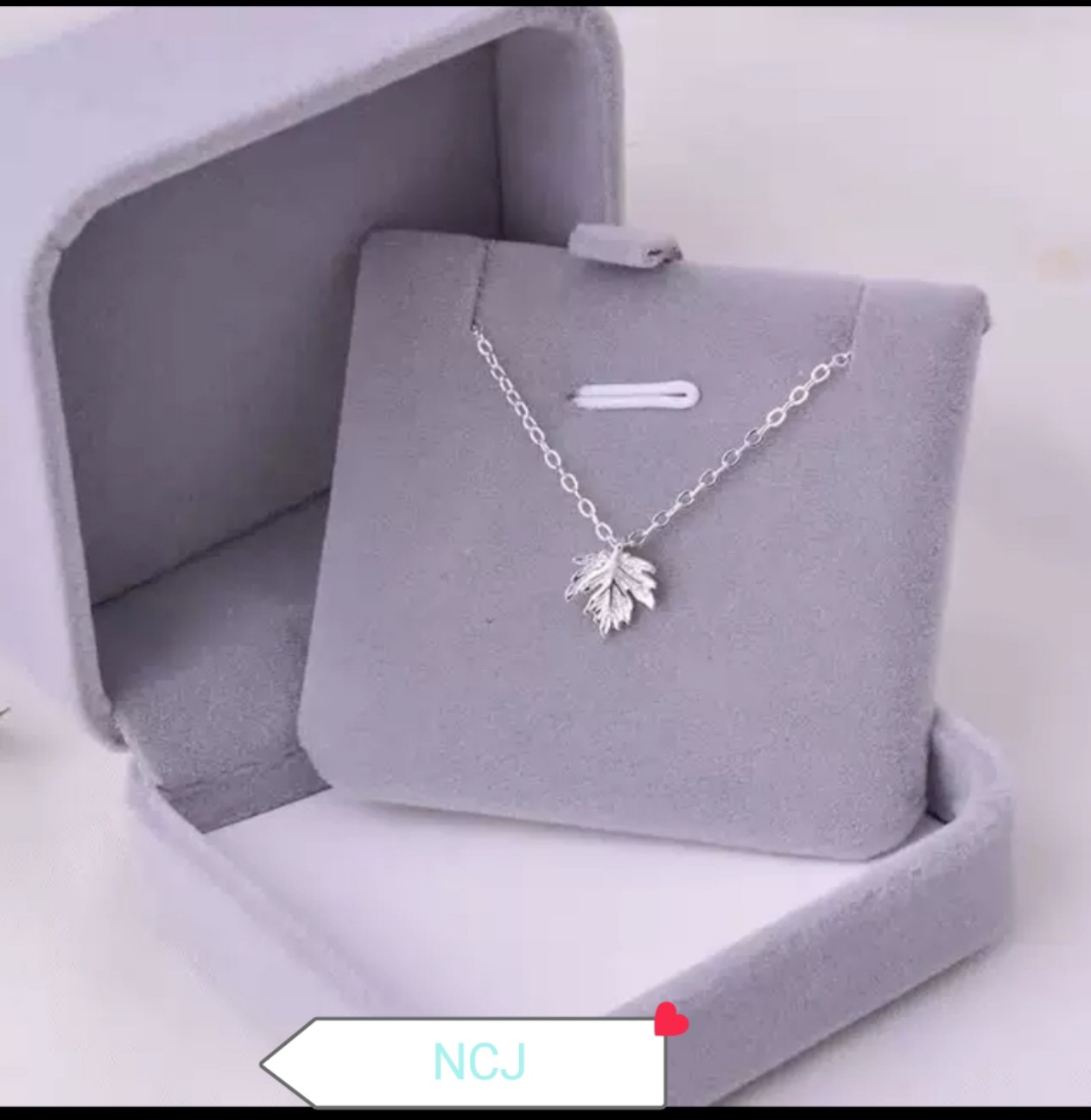 DÂY CHUYỀN BẠC CHO NỮ CHIẾC LÁ MAY MẮN DCN07