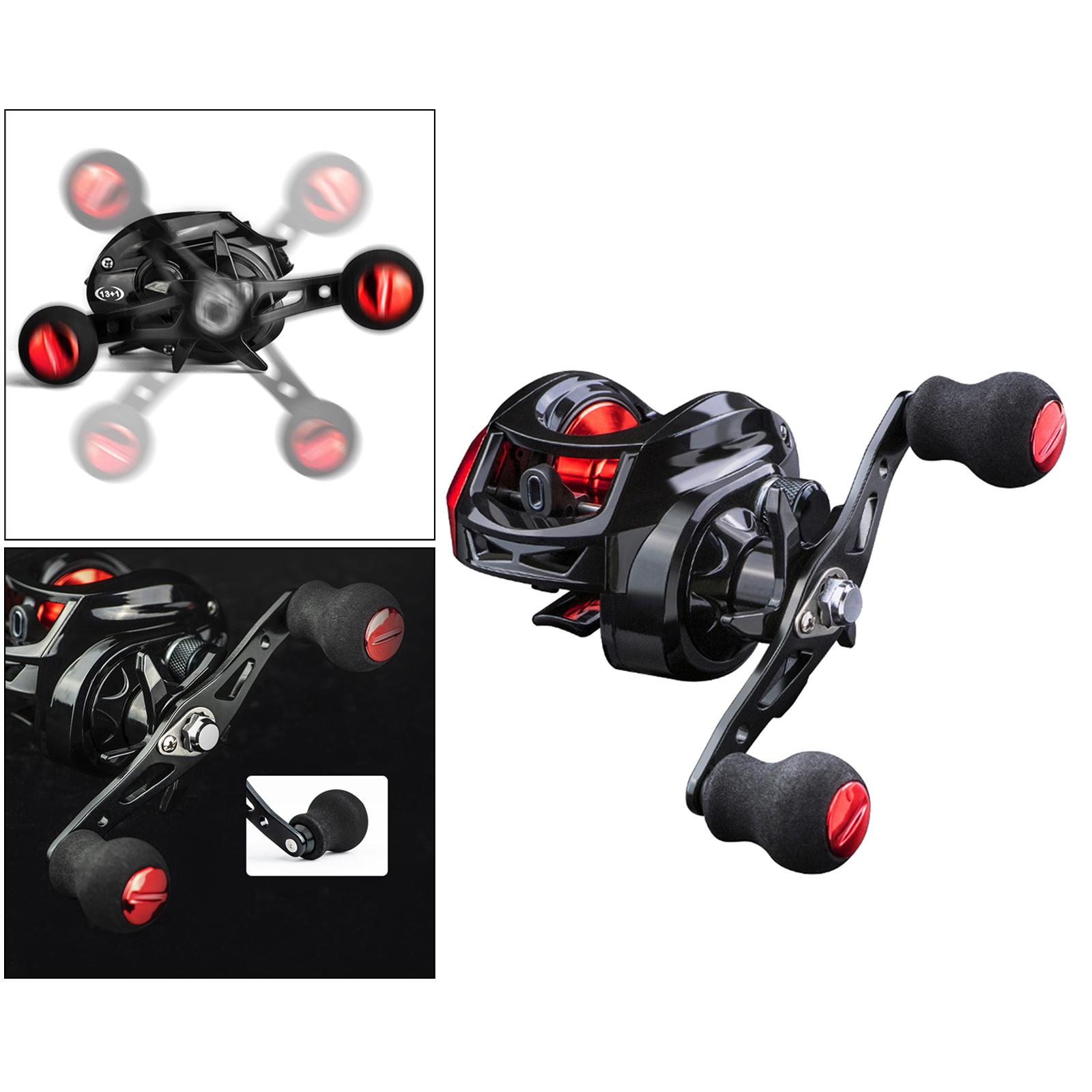 Baitcasting Reels 7.2:1 Gear Ratio Fishing Reel 8kg Max Drag