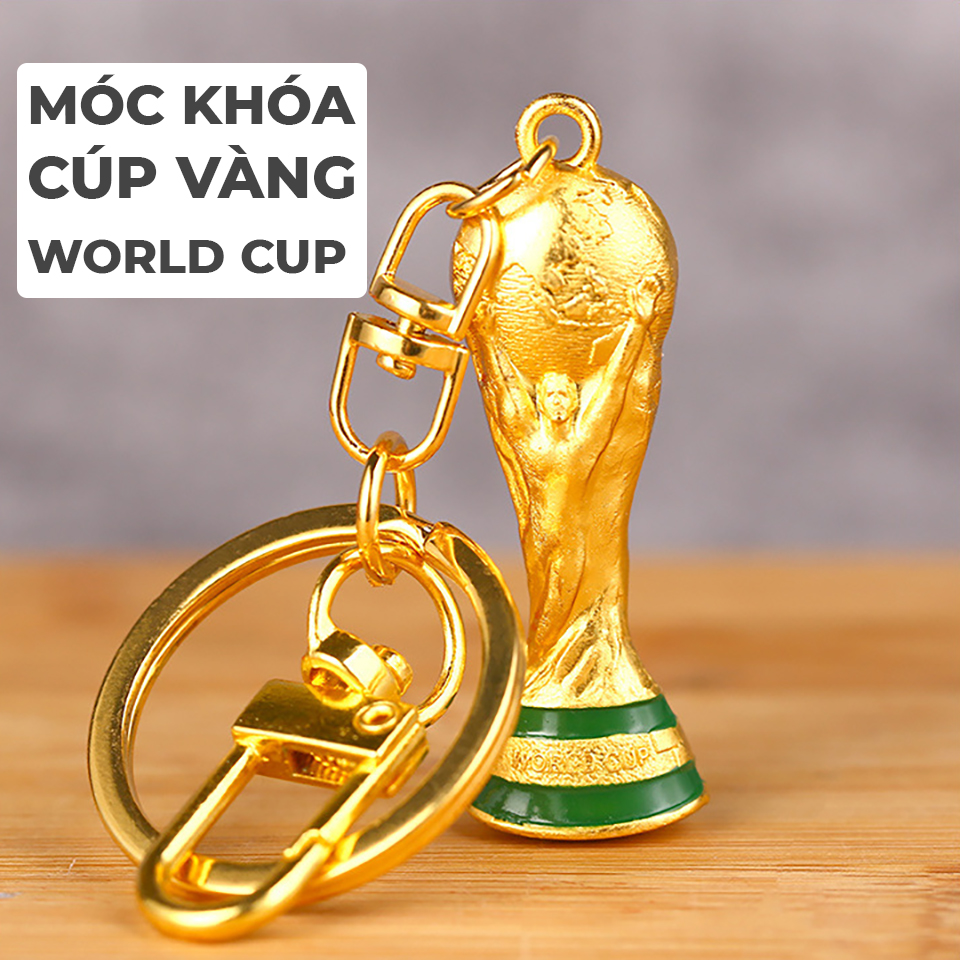 Móc Khóa Cúp Vàng World Cup Cực Đẹp - Có Móc Treo