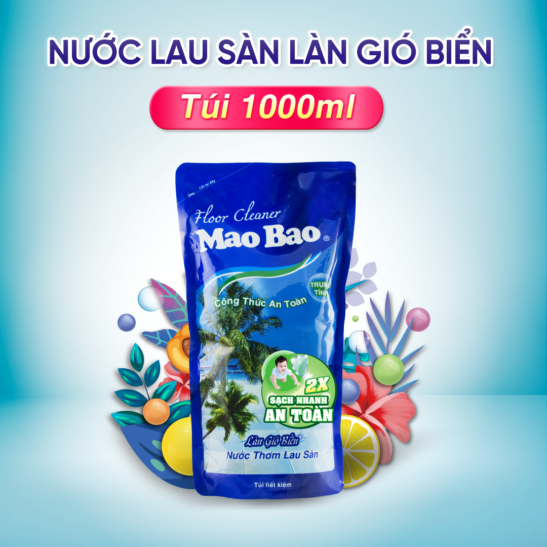 Nước Lau Sàn Làn Gió Biển Mao Bao 1L