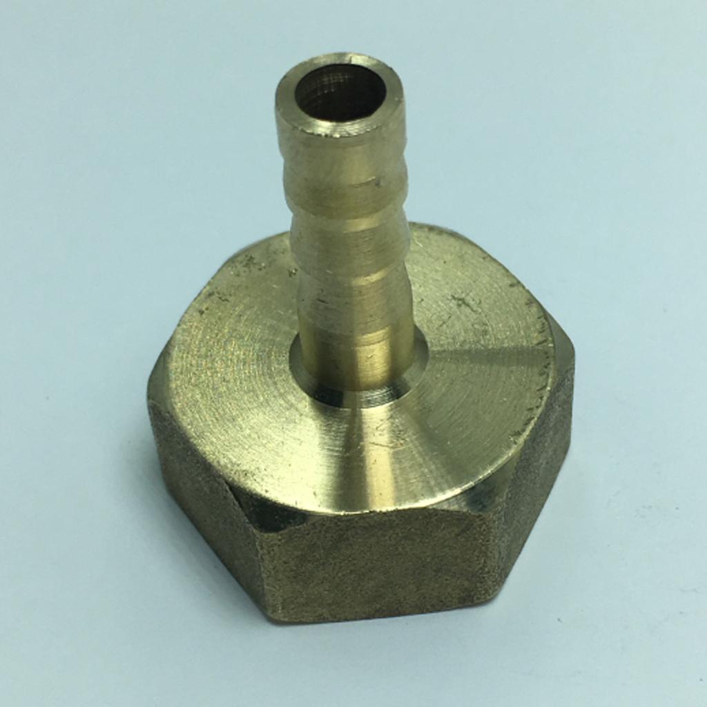 Brass Pipe Fitting Coupler Connector - Hose Adapter  DN20 8-25mm Dia- Solid, 7 Sizes